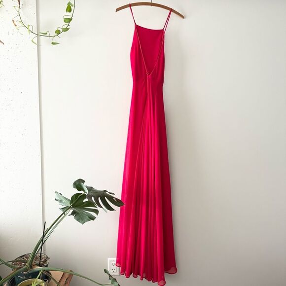Lulus Mythical Kind of Love Strappy Maxi Dress Size L Red Formal Holiday Prom - Picture 4 of 6